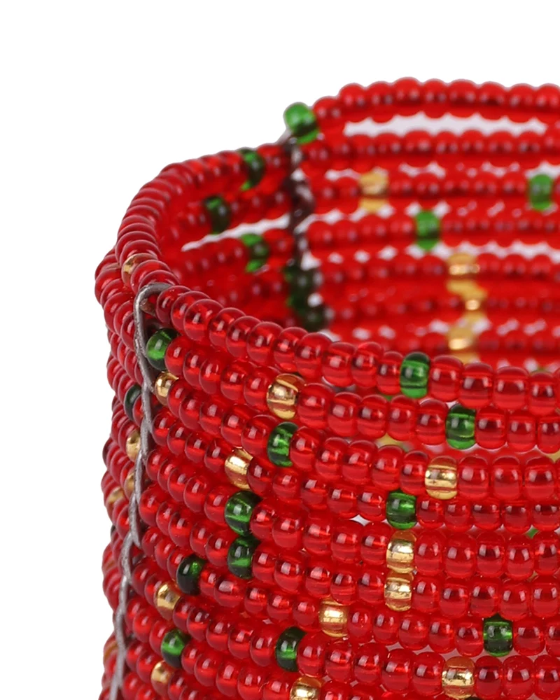 MEZA: Handwoven Beaded Napkin Ring