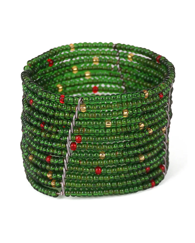 MEZA: Handwoven Beaded Napkin Ring