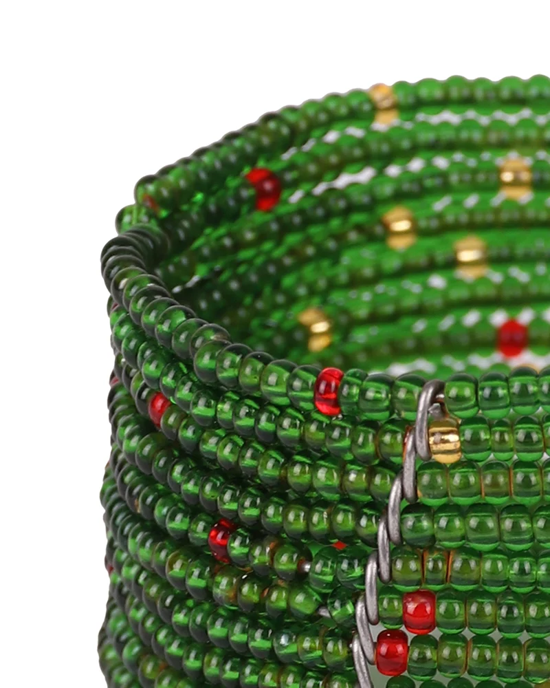 MEZA: Handwoven Beaded Napkin Ring
