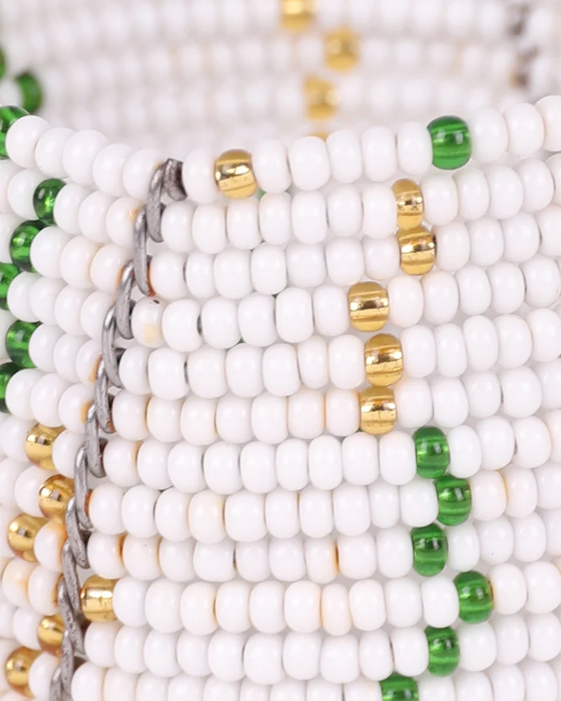 MEZA: Handwoven Beaded Napkin Ring