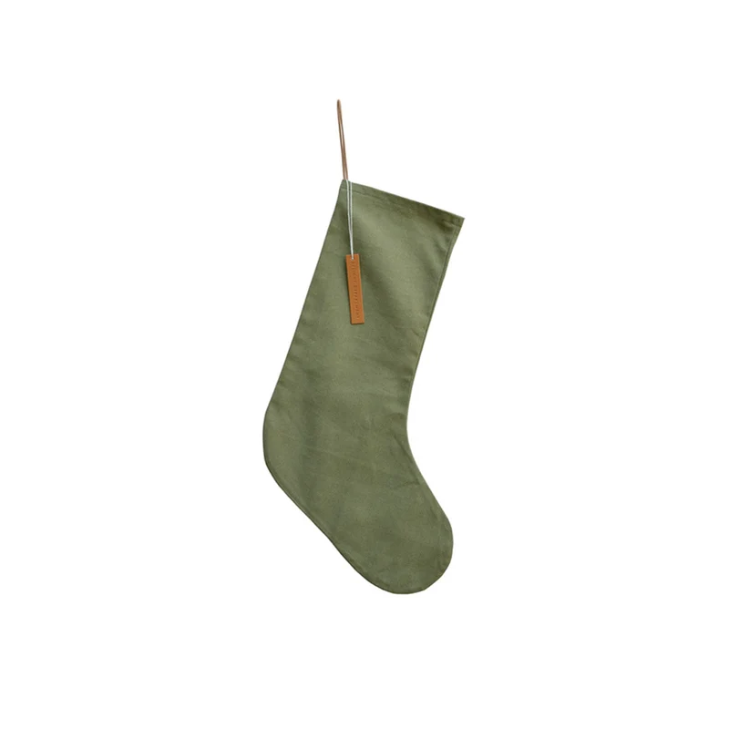 Weihnachtsstrumpf Baumwolle Weihnachtsdeko 46 x 26 cm