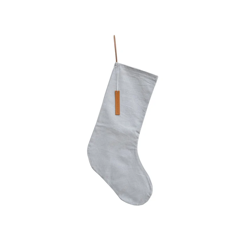 Weihnachtsstrumpf Baumwolle Weihnachtsdeko 46 x 26 cm