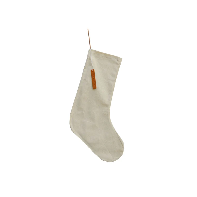 Weihnachtsstrumpf Baumwolle Weihnachtsdeko 46 x 26 cm