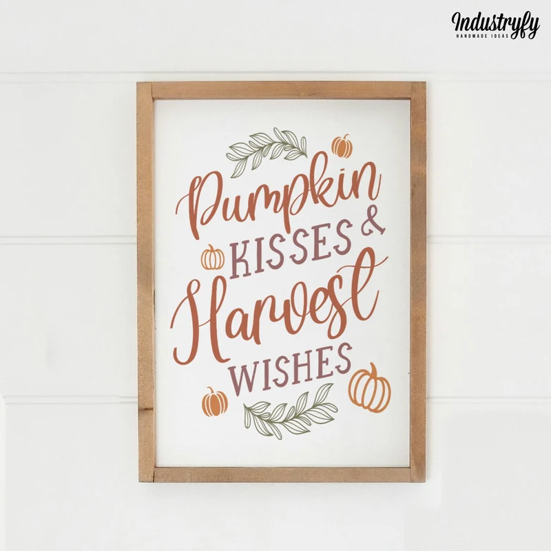 Landhaus Schild | Pumpkin Kisses & Harvest Wishes