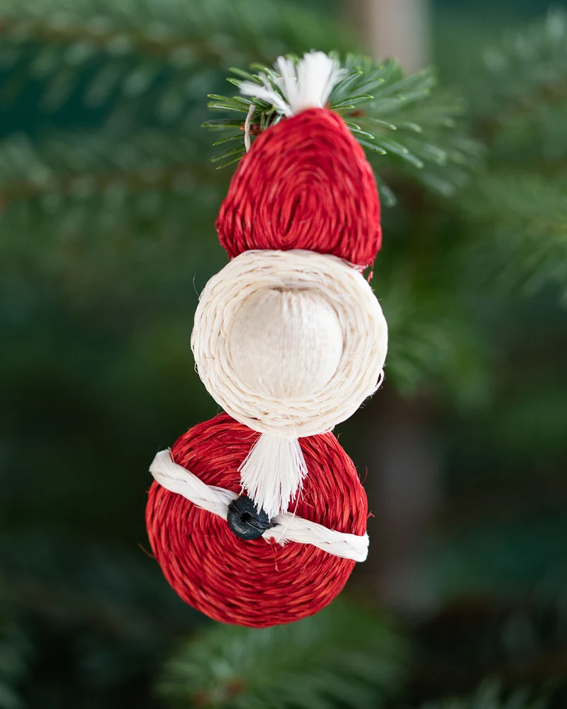 INDODA: Handwoven Father Christmas Decoration