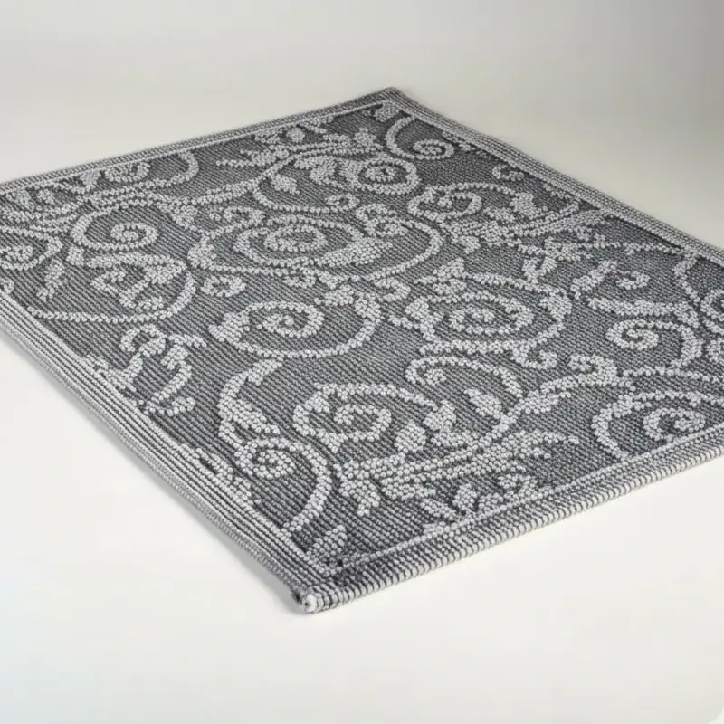 Großer Vintage Teppich Paisley 150 x 200 cm