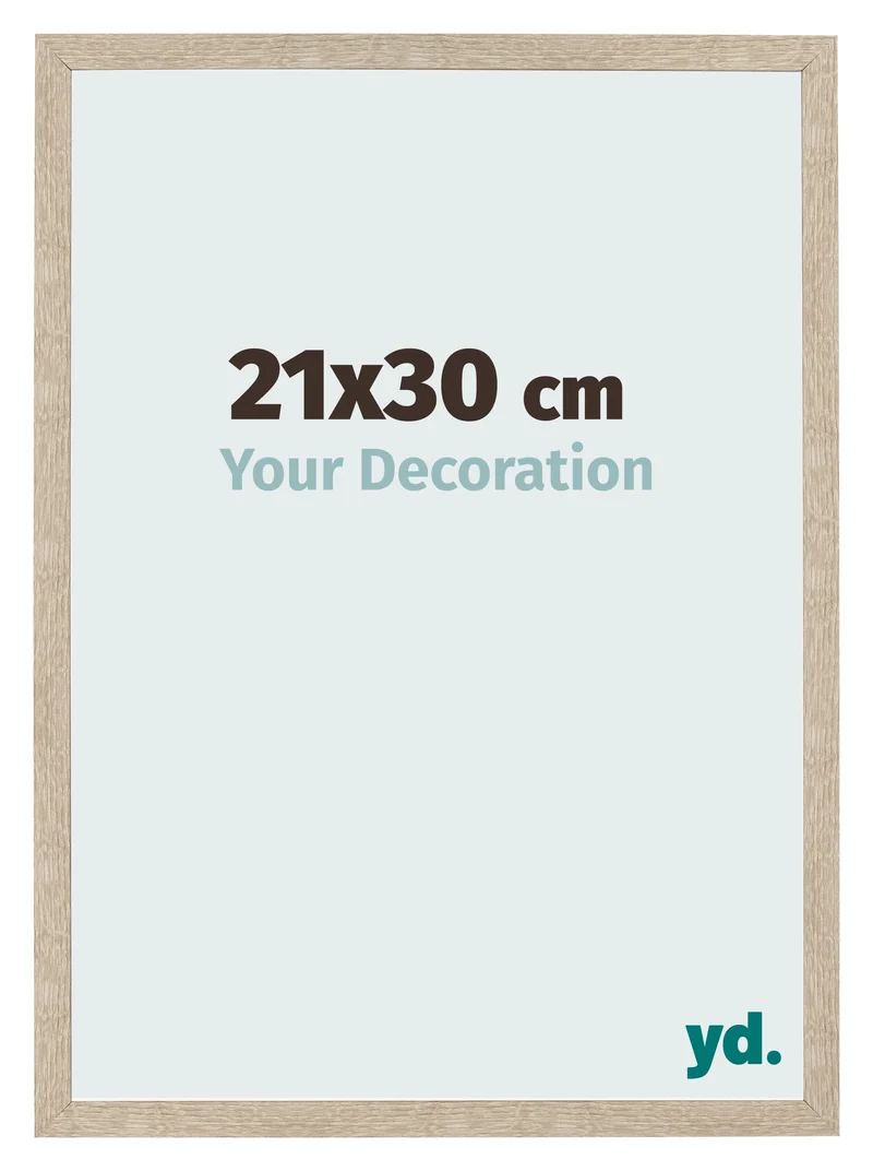 Bilderrahmen 21x30 cm - Sonoma Eiche - MDF - Bologna