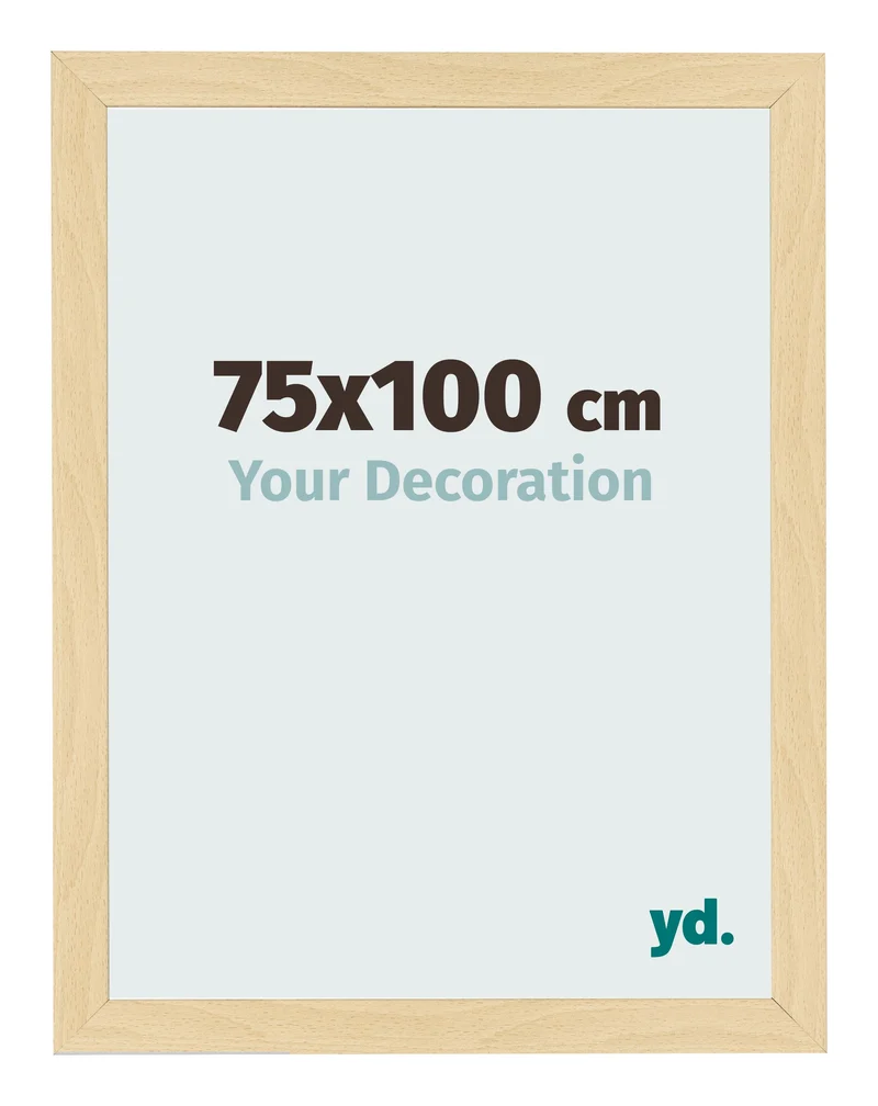 Bilderrahmen 75x100 cm - Buche Dekor - MDF - Bologna