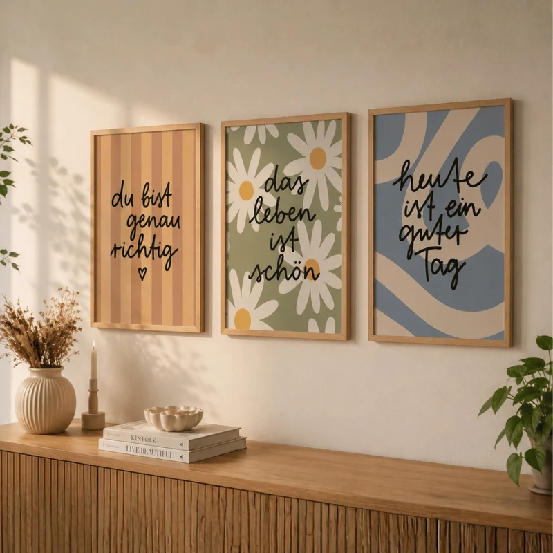 Poster - Du bist genau richtig