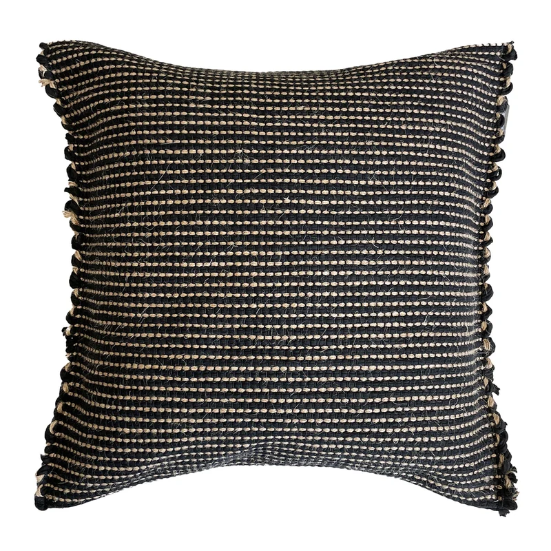 Upcycling-Kissen mit Füllung Cadema [Schwarz]