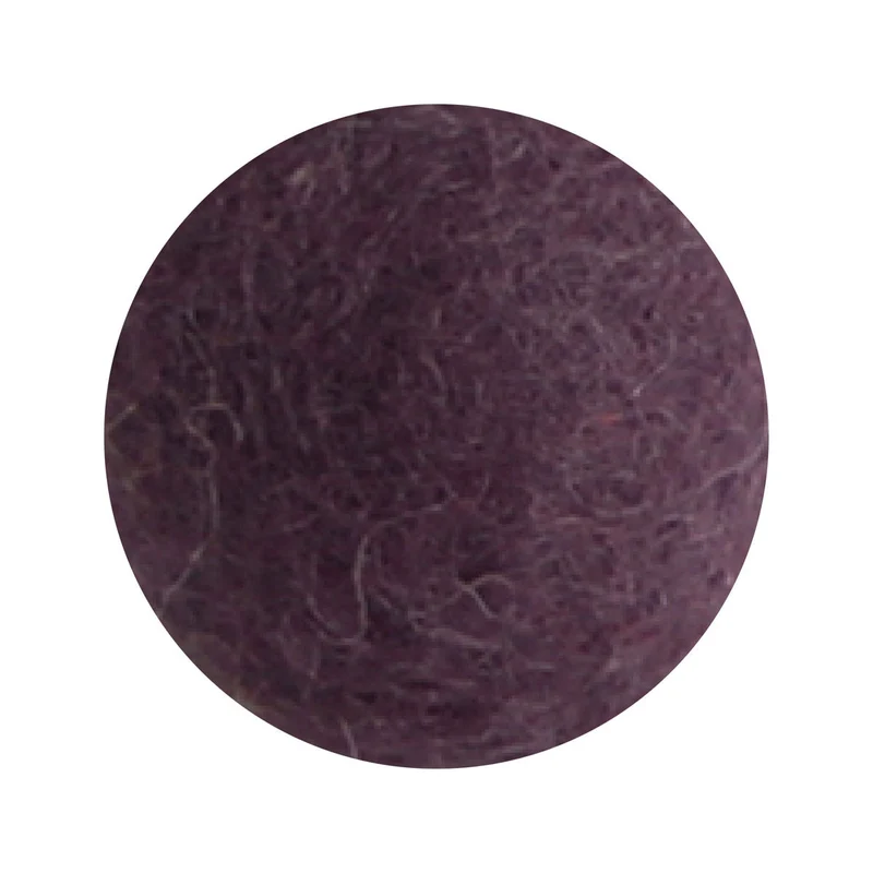 Filzblume Dekoration Rund 3 cm / 30 cm