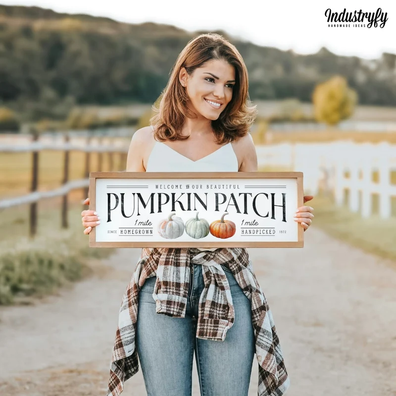 Landhaus Schild | Pumpkin Patch No3