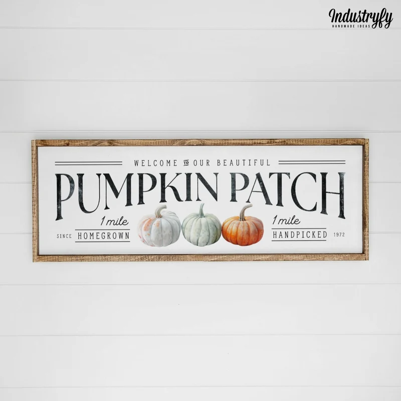 Landhaus Schild | Pumpkin Patch No3