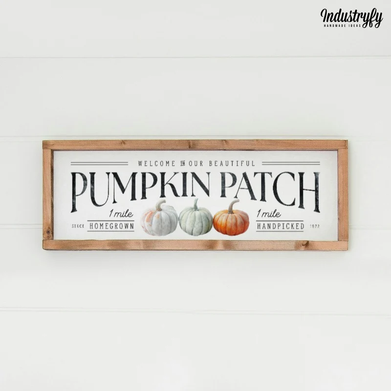 Landhaus Schild | Pumpkin Patch No3