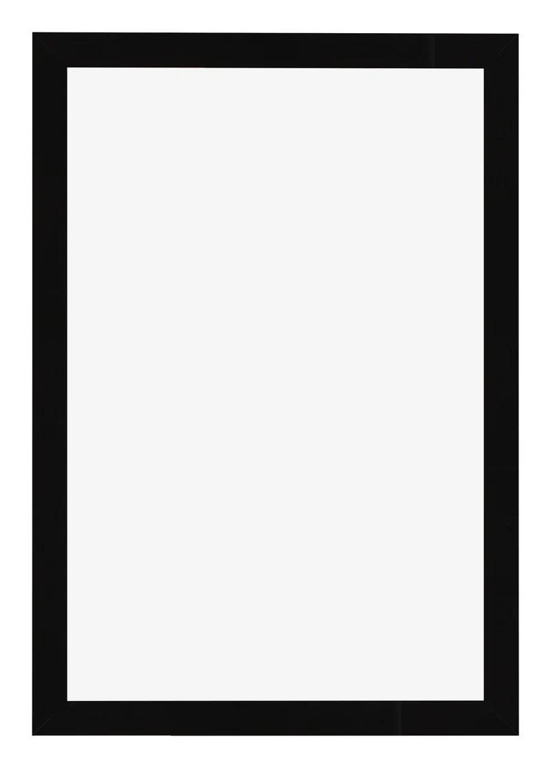 Bilderrahmen 50x75 cm - Schwarz Hochglanz - MDF - Bologna