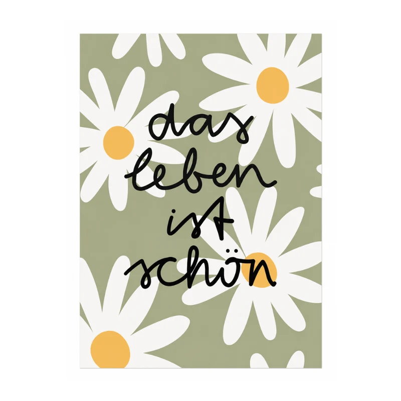 Poster - das Leben ist schön