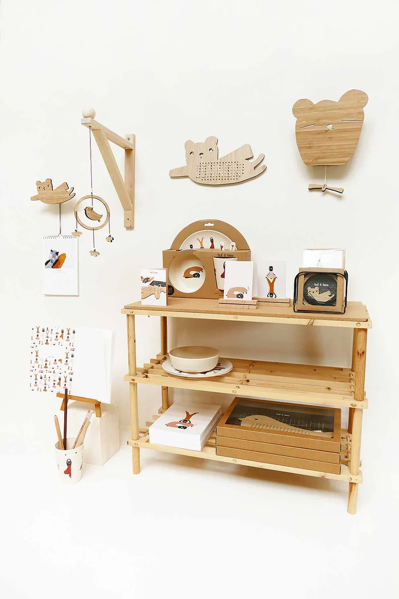 DIY Stickset Holzschild Kinderzimmer