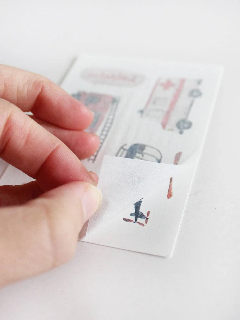 Kindertattoos Rettungs-Fahrzeuge Pocket Edition 5 Stück