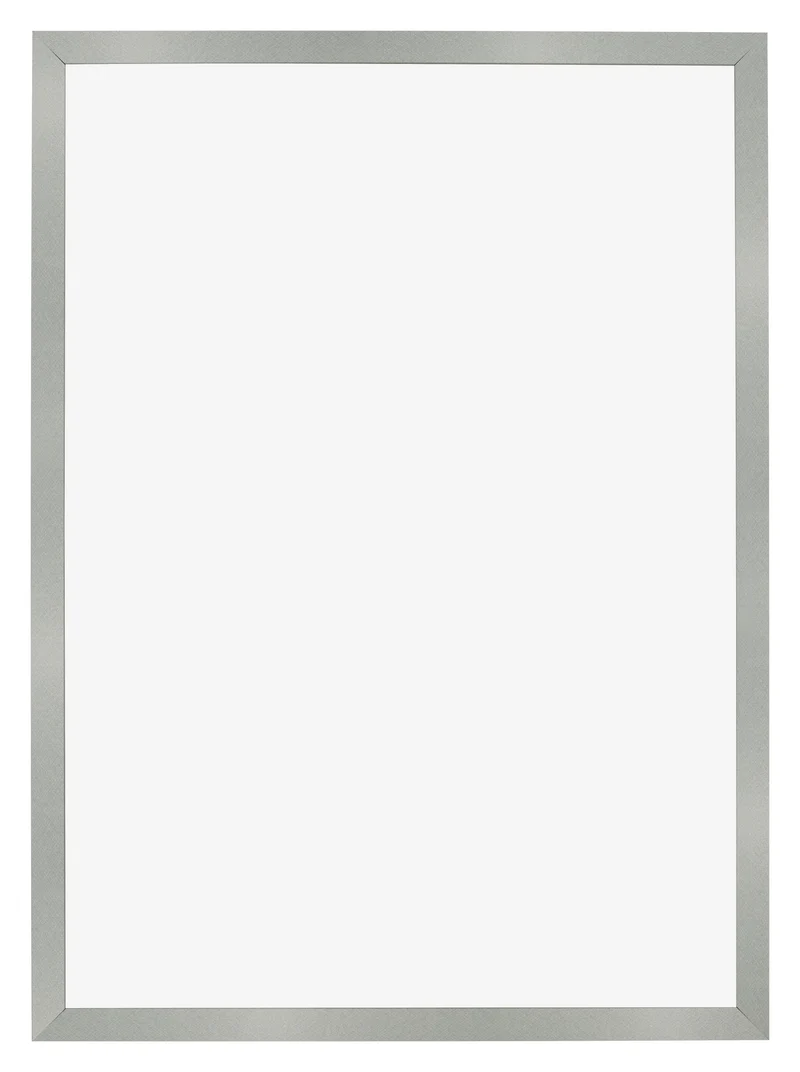 Bilderrahmen A4 - 21x29,7 cm - Aluminium Gebürstet - MDF - Bologna