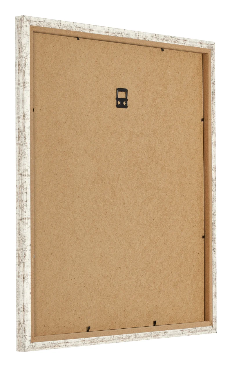 Bilderrahmen 25x25 cm - Weiß Vintage - MDF - Bologna