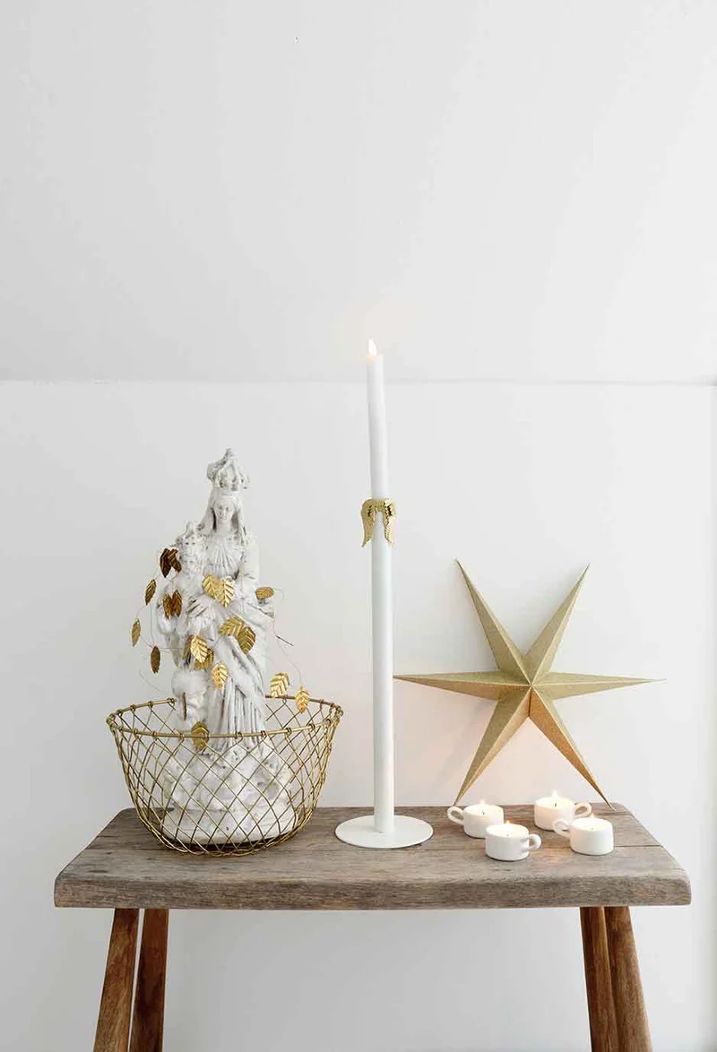 Papierstern 6 Spitzen Weihnachsdeko 2 Stück 30 / 40 cm