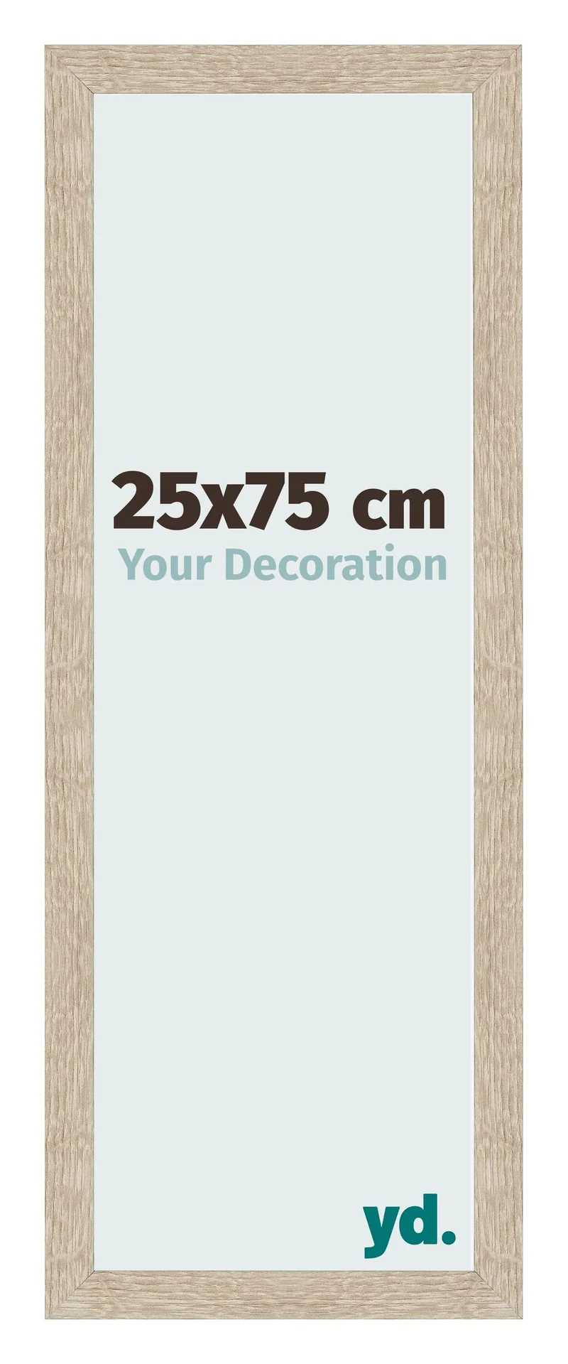 Bilderrahmen 25x75 cm - Sonoma Eiche - MDF - Bologna