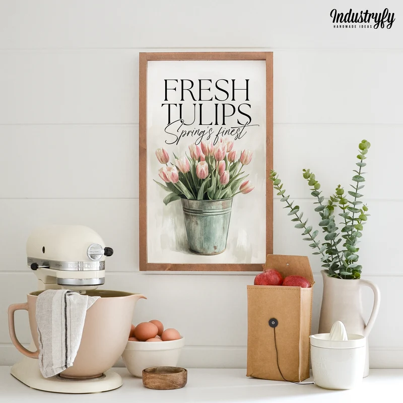 Landhaus Schild | Fresh Tulips
