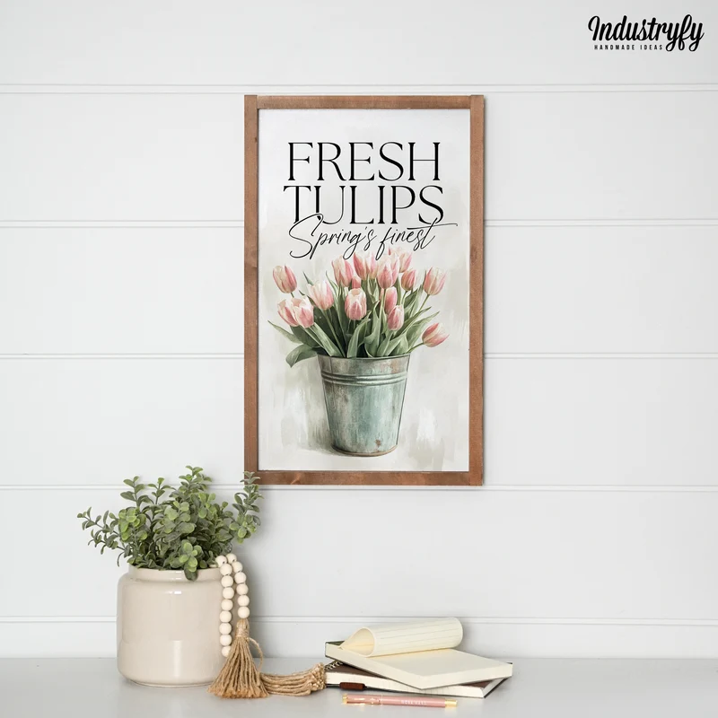 Landhaus Schild | Fresh Tulips
