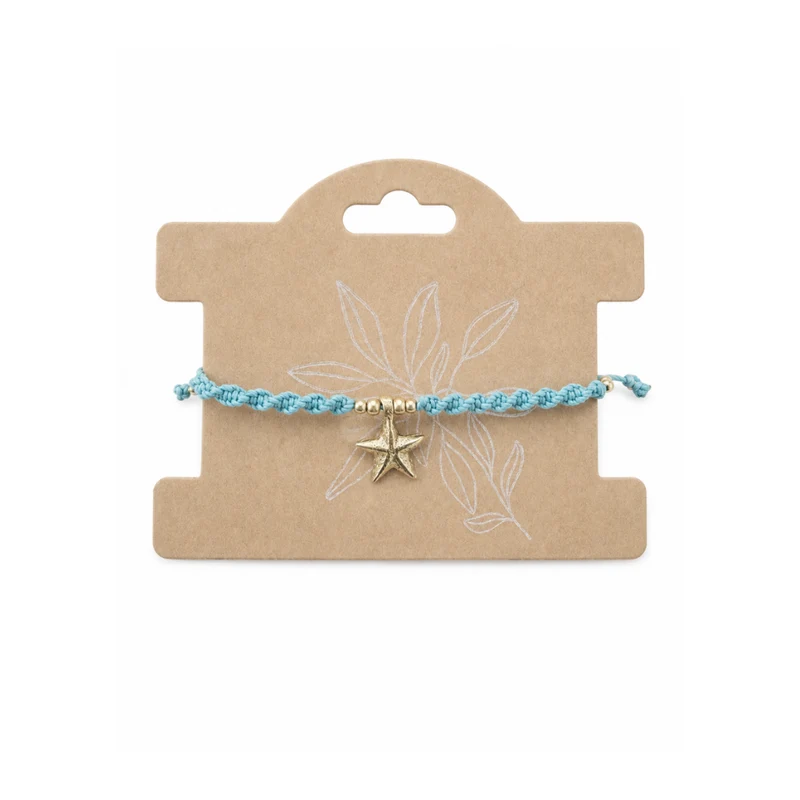 Armband Seestern - türkis
