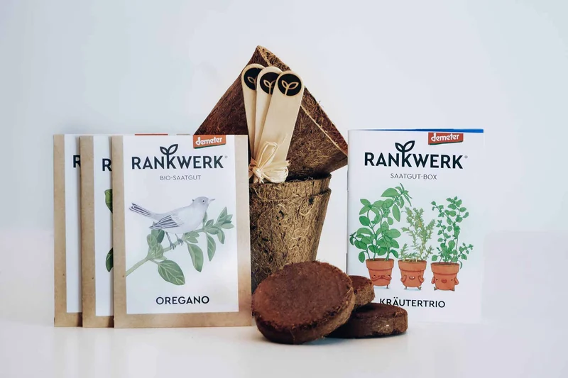Kräutertrio Bio Saatgut-Box