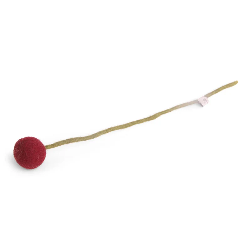 XL Filzblume Rund 7 cm / 60 cm