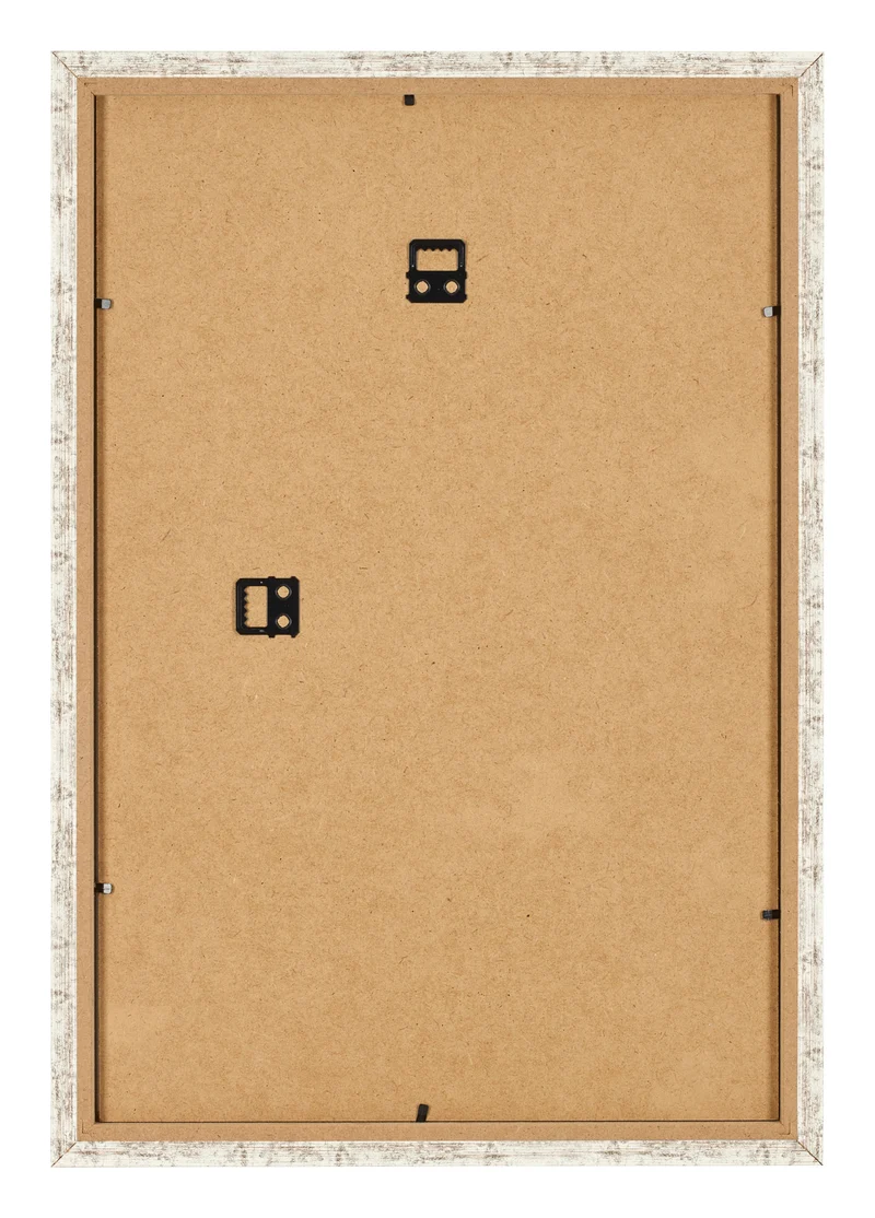 Bilderrahmen 30x45 cm - Weiß Vintage - MDF - Bologna