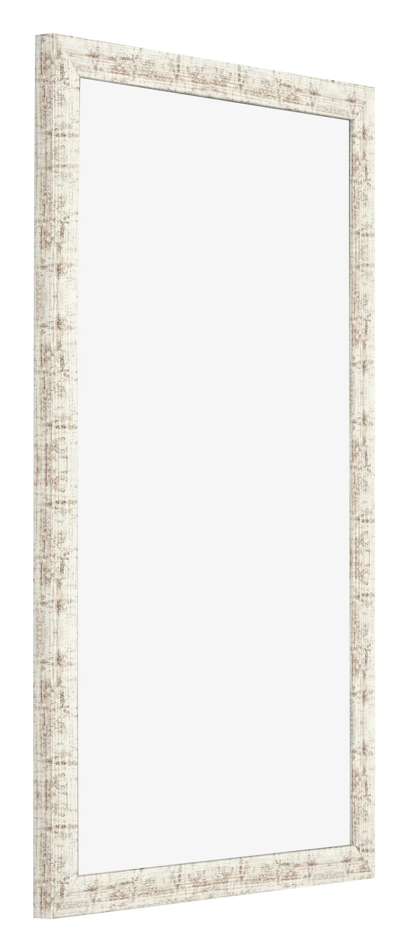 Bilderrahmen 30x50 cm - Weiß Vintage - MDF - Bologna