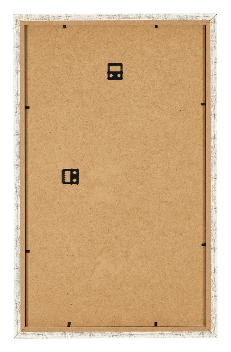 Bilderrahmen 30x50 cm - Weiß Vintage - MDF - Bologna
