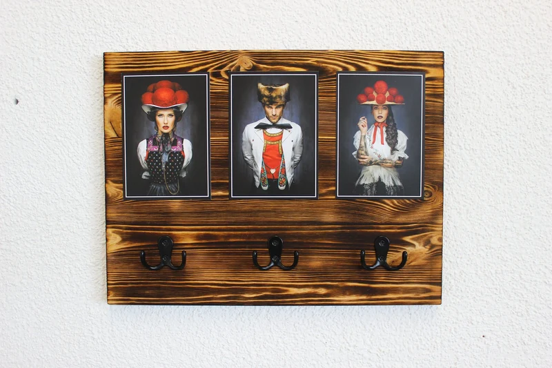 Black Forest Schlüsselbrett "Alea", modern, Holz, rustikal, Schlüsselhaken, Motive von Sebastian Wehrle, Wohnaccessoire, Dielenmöbel, Wohn-Deko