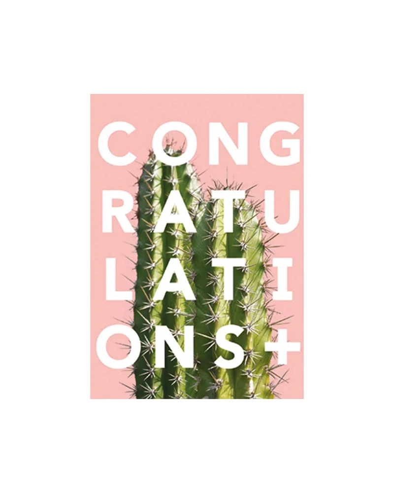 Congratulations Revista Grusskarte 12x17 cm