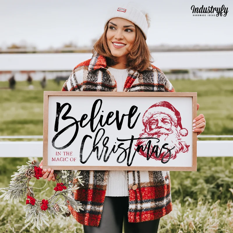 Landhaus Schild | Believe in the magic of christmas