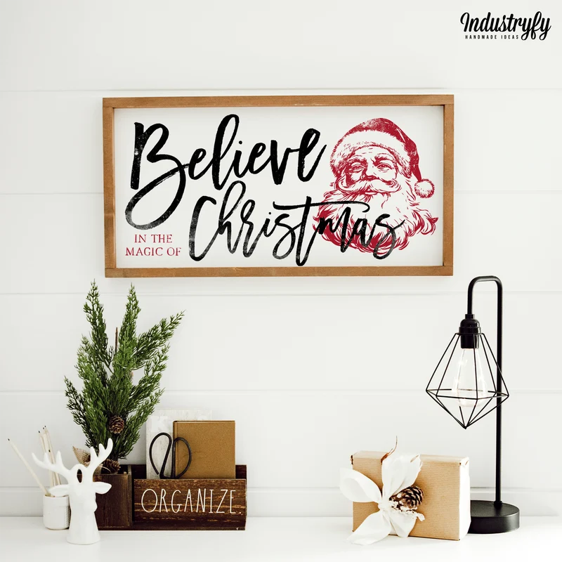 Landhaus Schild | Believe in the magic of christmas