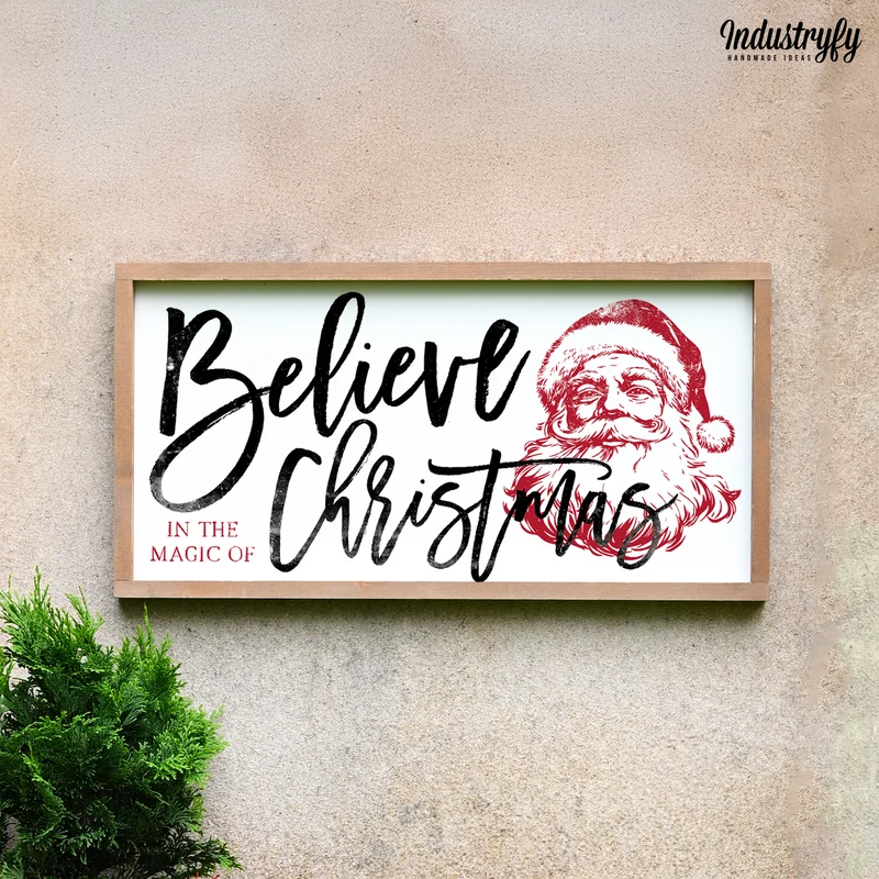 Landhaus Schild | Believe in the magic of christmas