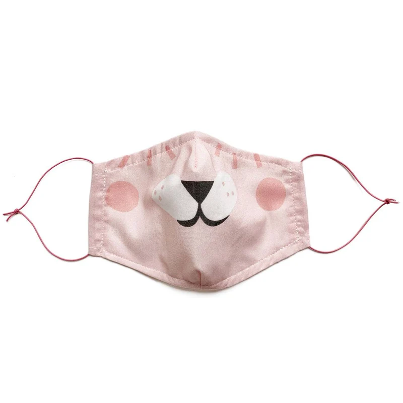 Hase Stoffmaske Mundschutz Kinder Rosa