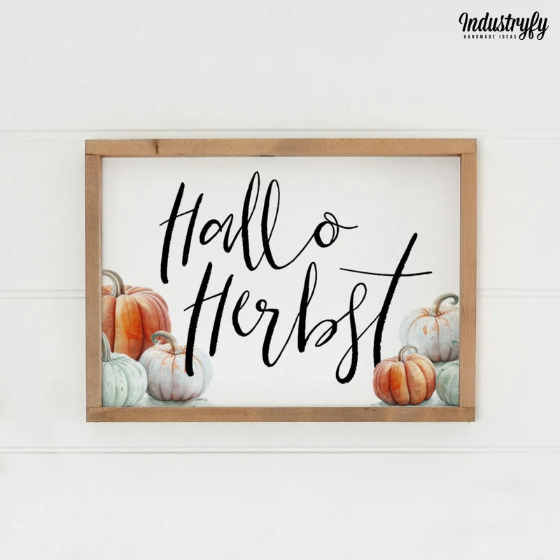 Landhaus Schild | Hallo Herbst