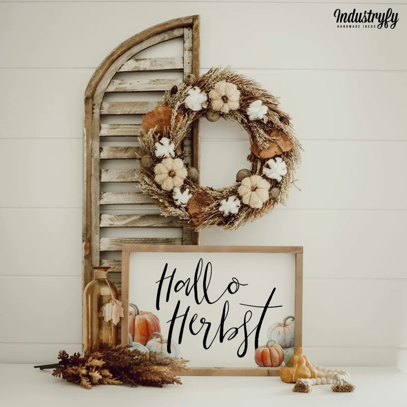 Landhaus Schild | Hallo Herbst