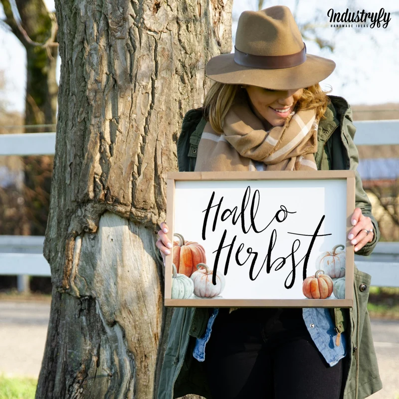Landhaus Schild | Hallo Herbst