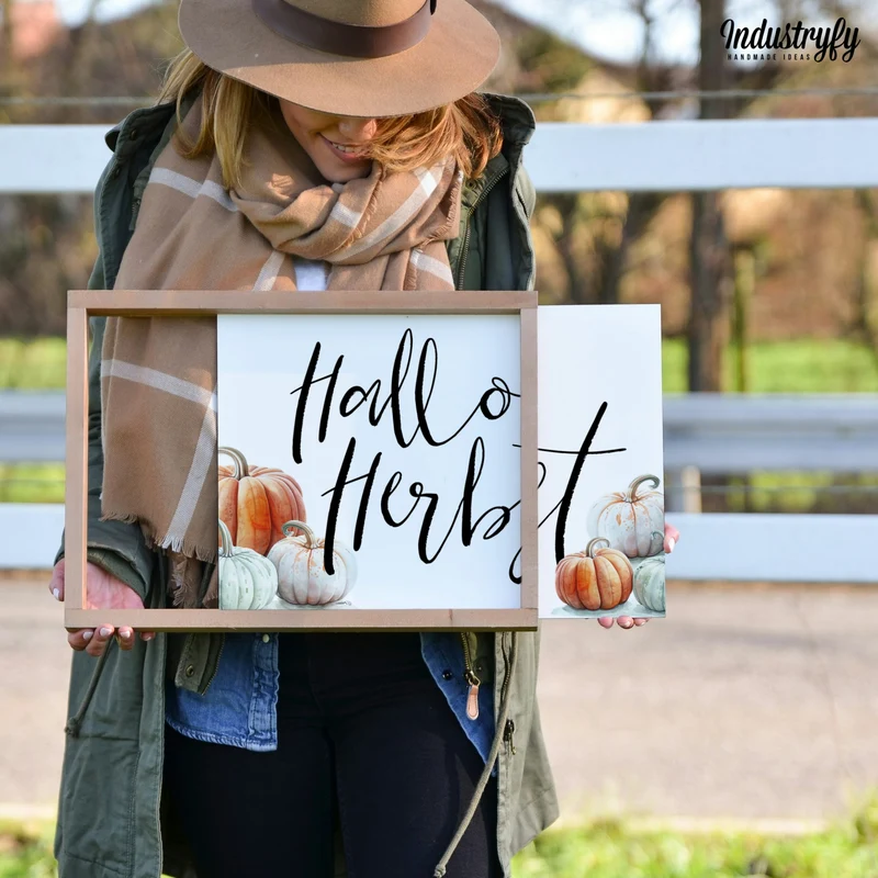 Landhaus Schild | Hallo Herbst