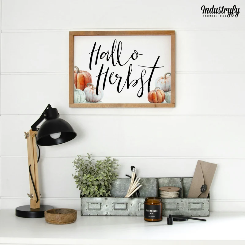 Landhaus Schild | Hallo Herbst