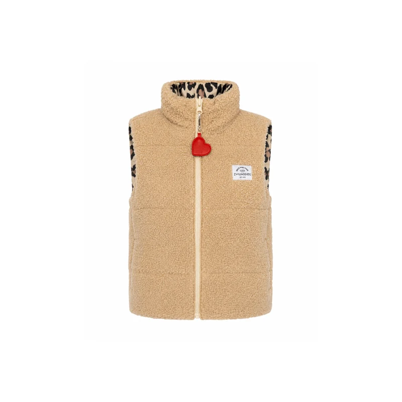 Wendeweste - Leo Teddy beige