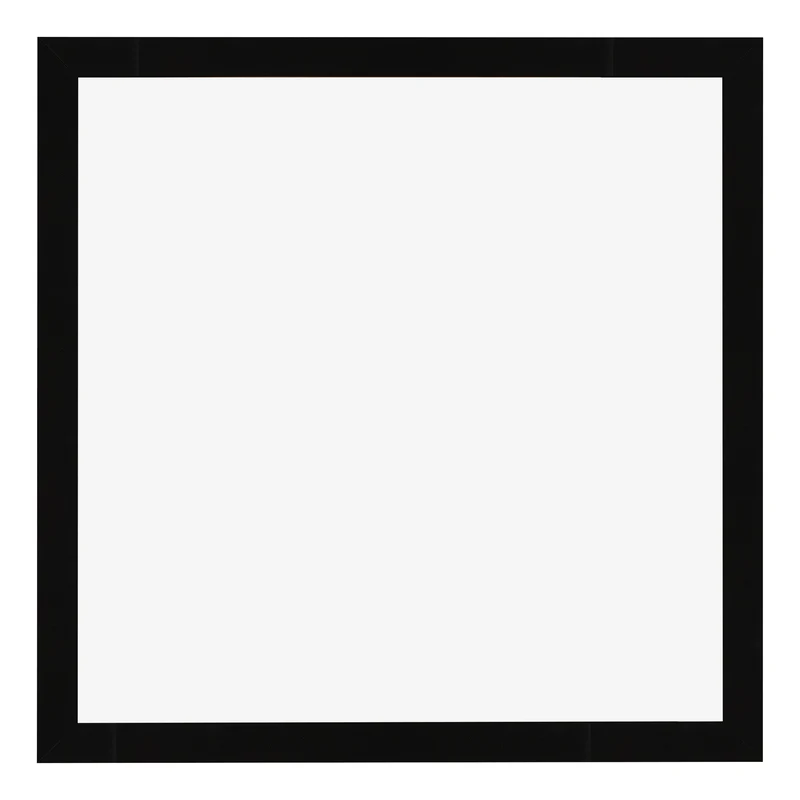 Bilderrahmen 60x60 cm - Schwarz Hochglanz - MDF - Bologna