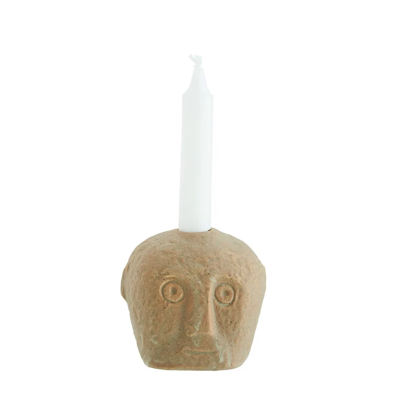Kerzenständer mit Gesicht 9x11 cm