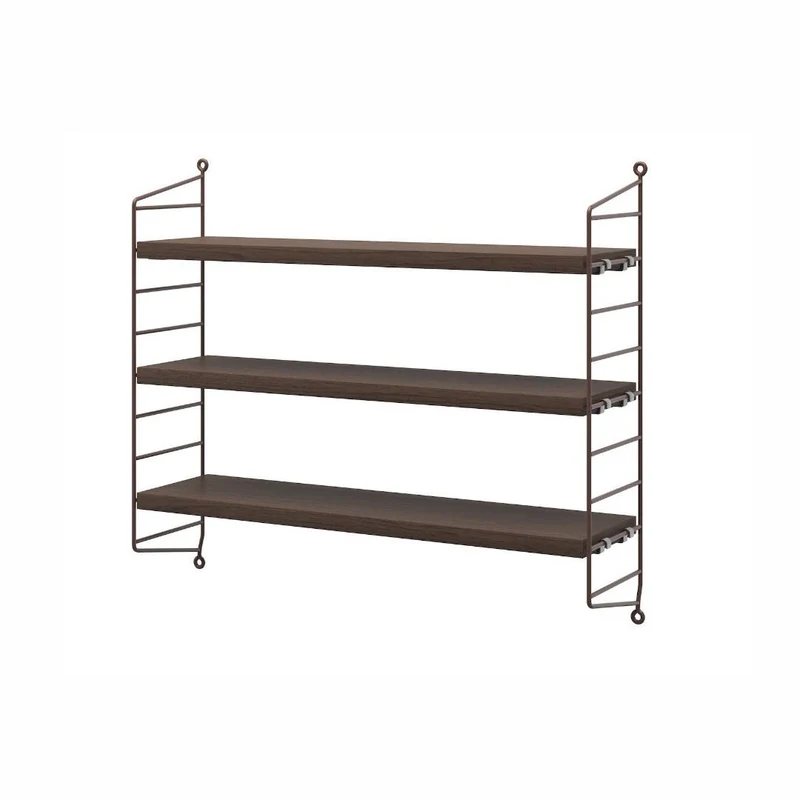 String Pocket Wandregal – Holz & Metall - String Furniture
