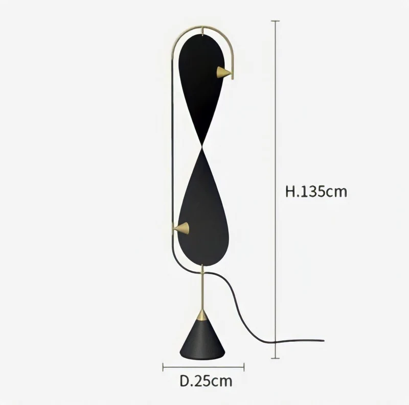Stehlampe Nordic Luna